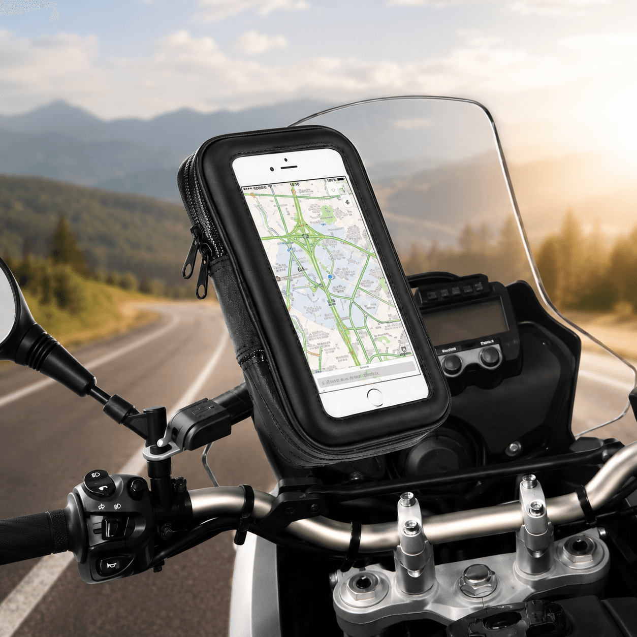 Motosiklet İçin Su Geçirmez Telefon Tutucu-Vodootporni Držač Telefona za Motocikl